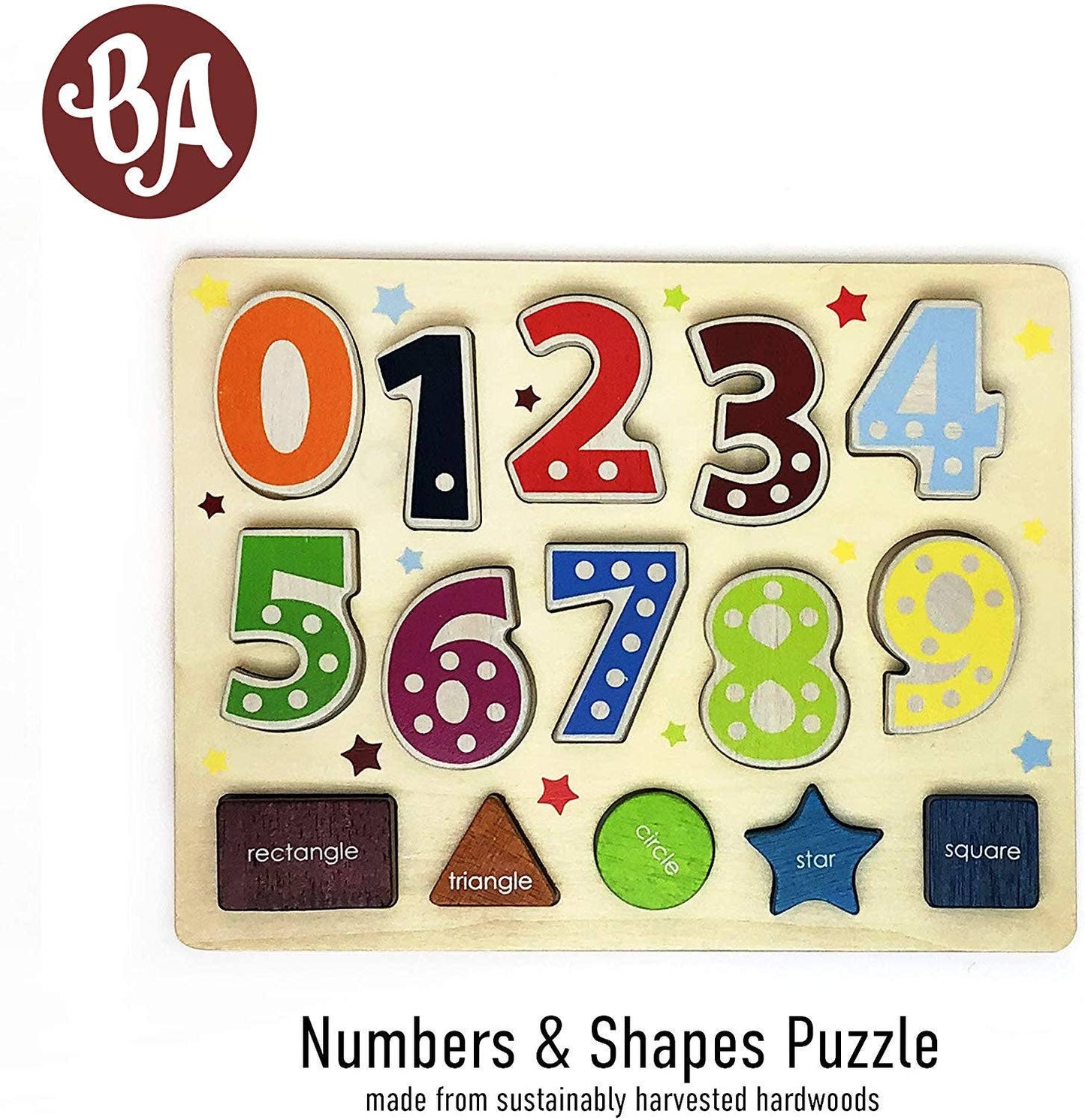 Number and Shape Puzzle Learning Puzzle & Shape Sorter