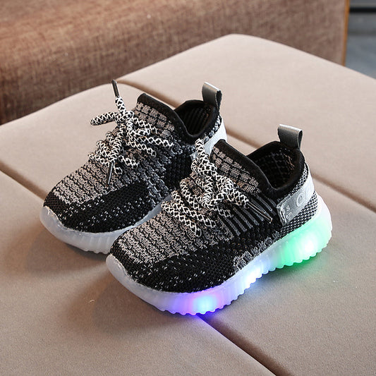 Fly-Knit LED Athletic Shoes