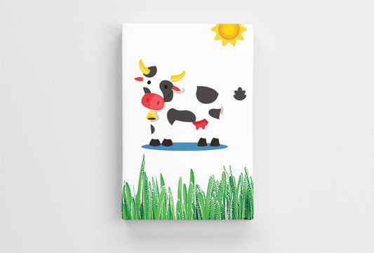 cow bovine canvas babyworx